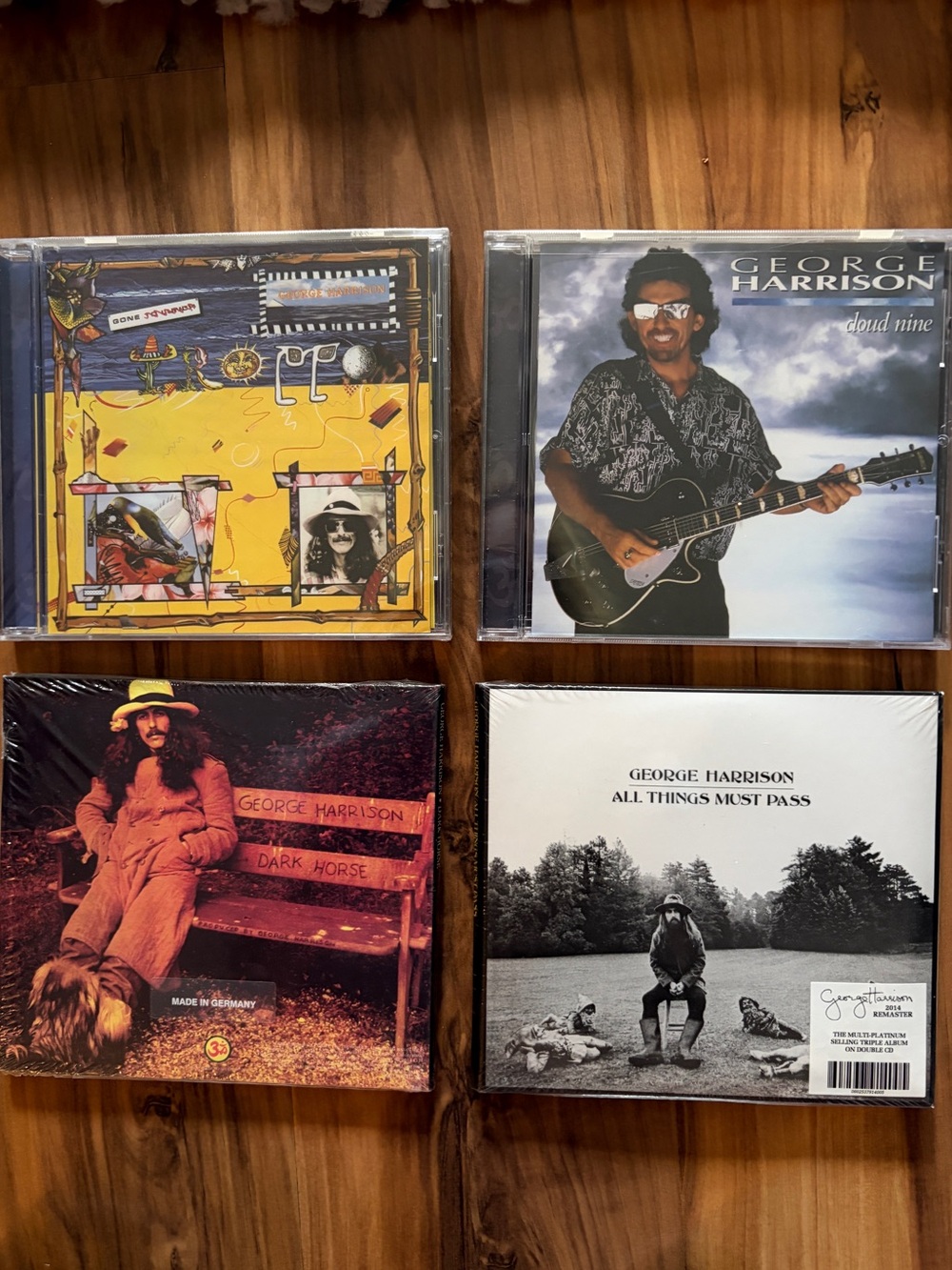 🔥RARE ALL FACTORY SEALED WITH BARCODES George Harrison 4 CD Collection Mint 🔥🔥🔥